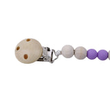 Wooden Baby Chain Pacifier - Cozy Nursery