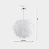 Feather Ceiling Hanging Lamp