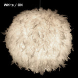 Feather Ceiling Hanging Lamp