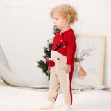Knitted Christmas Reindeer Romper