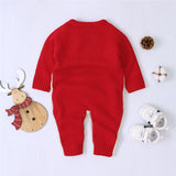 Knitted Christmas Reindeer Romper