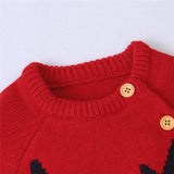 Knitted Christmas Reindeer Romper