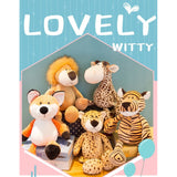 Baby Jungle Animals Plush Toys - Cozy Nursery