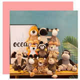 Baby Jungle Animals Plush Toys - Cozy Nursery