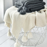 Thread Blanket with Tassel - Cozy Nursery