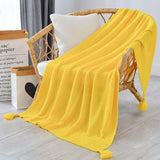Thread Blanket with Tassel - Cozy Nursery