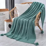 Thread Blanket with Tassel - Cozy Nursery