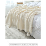 Thread Blanket with Tassel - Cozy Nursery