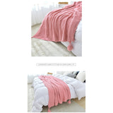 Thread Blanket with Tassel - Cozy Nursery
