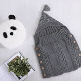 Baby Winter wrap with  tassel - Cozy Nursery
