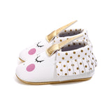 Blush Unicorn Leather Shoes - Cozy Nursery
