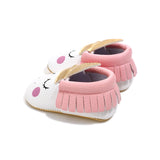 Blush Unicorn Leather Shoes - Cozy Nursery