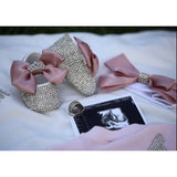 Newborn Bow Crystal Shoes - Cozy Nursery
