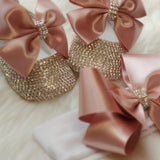 Newborn Bow Crystal Shoes - Cozy Nursery