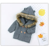 Fur Collar Cardigan