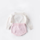 Baby Girl Knitted Jumpsuit