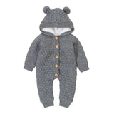Bear Ear Hood Romper