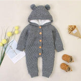 Bear Ear Hood Romper