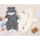 Bear Ear Hood Romper