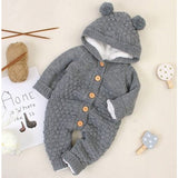 Bear Ear Hood Romper