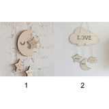 Wooden Moon Nursery Decor - Cozy Nursery