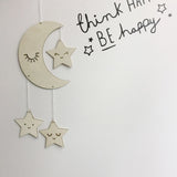 Wooden Moon Nursery Decor - Cozy Nursery