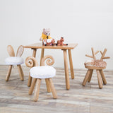 Nordic Animal Kids Chair - Cozy Nursery