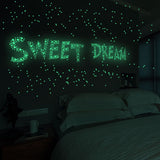 Luminous Stars Dots Wall Sticker