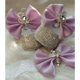 Newborn Bow Crystal Shoes - Cozy Nursery