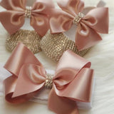 Newborn Bow Crystal Shoes - Cozy Nursery