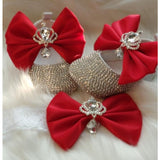 Newborn Bow Crystal Shoes - Cozy Nursery