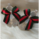 Newborn Bow Crystal Shoes - Cozy Nursery
