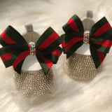 Newborn Bow Crystal Shoes - Cozy Nursery
