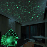 Luminous Stars Dots Wall Sticker