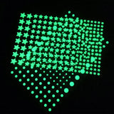 Luminous Stars Dots Wall Sticker