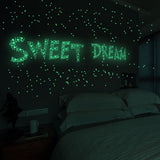 Luminous Stars Dots Wall Sticker