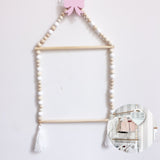 Nordic Wooden Bead Clothes Hanger - Cozy Nursery