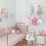 Nordic Wooden Bead Clothes Hanger - Cozy Nursery