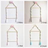 Nordic Wooden Bead Clothes Hanger - Cozy Nursery