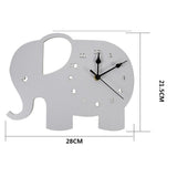 Elephant  Wall Clock - Cozy Nursery