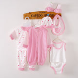 Newborn Clothes Set 8 Pieces - Cozy Nursery
