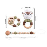 Zoo Animals Bracelet Teether Set - Cozy Nursery