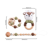 Zoo Animals Bracelet Teether Set - Cozy Nursery