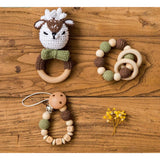 Zoo Animals Bracelet Teether Set - Cozy Nursery