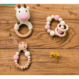 Zoo Animals Bracelet Teether Set - Cozy Nursery