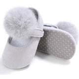 Baby Plush Pompom Shoes