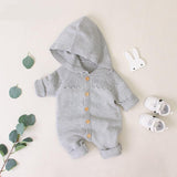 Hooded Sweater Romper