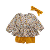 Long Sleeve Floral Top Set - Cozy Nursery