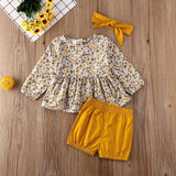 Long Sleeve Floral Top Set - Cozy Nursery