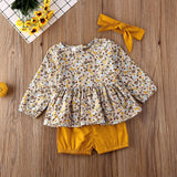Long Sleeve Floral Top Set - Cozy Nursery
